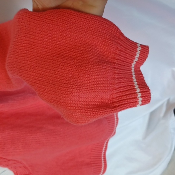 Vtg 80-90's Paris Sports Club Sweater M Chunky Cable Knit V Neck, oversized - Picture 3 of 10